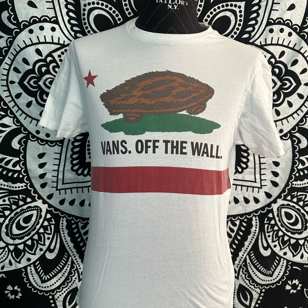 Vans California White Graphic T-Shirt